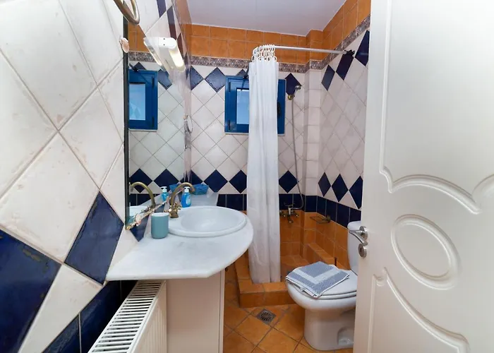 公寓 Natassa Penthouse Sea View 30m From Sea