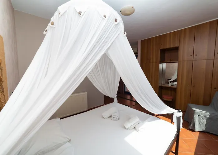 公寓 Natassa Penthouse Sea View 30m From Sea